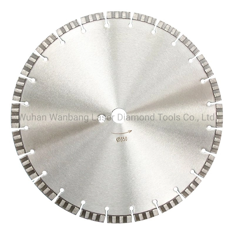 Line up Arix Array Pattern 14inch Diamond Saw Blade for Reinforced Concrete Cutting