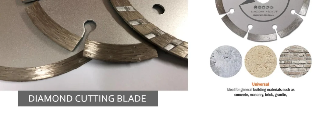 Turbo Blade 110mm Diamond Blade for Cut Concrete, Diamond Disc Granite, Tile,